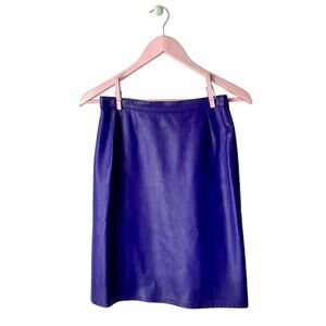 Sibylle Lyn Vintage Leather Skirt